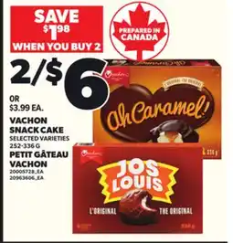 Independent Grocer VACHON SNACK CAKE, 252-336 G offer