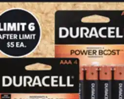 Independent Grocer DURACELL COPPERTOP OR ALKALINE BATTERIES offer