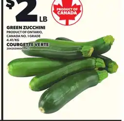 Independent Grocer GREEN ZUCCHINI offer