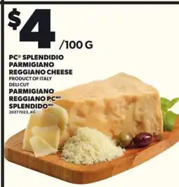 Independent Grocer PC SPLENDIDIO PARMIGIANO REGGIANO CHEESE offer