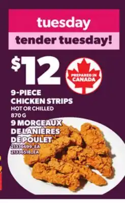 Independent Grocer 9-PIECE CHICKEN STRIPS, 870 G offer