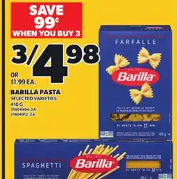 Loblaws BARILLA PASTA, 410 G offer