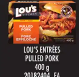 Loblaws LOU'S ENTRÉES PULLED PORK, 400 g offer