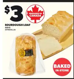 Loblaws SOURDOUGH LOAF, 450 G offer