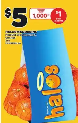 Loblaws HALOS MANDARINS, 2 LB offer