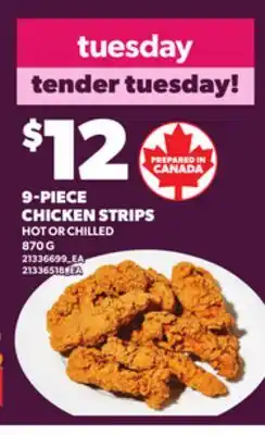 Loblaws 9-PIECE CHICKEN STRIPS, 870 G offer