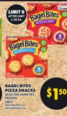 Loblaws BAGEL BITES PIZZA SNACKS, 198 G offer