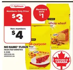 Loblaws NO NAME FLOUR, 2.5 KG offer