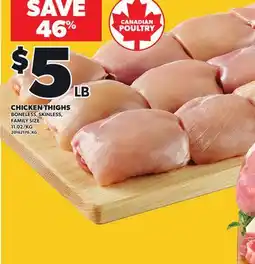 Loblaws CHICKEN THIGHS offer