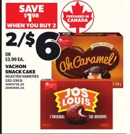 Loblaws VACHON SNACK CAKE, 252-336 G offer