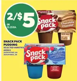 Loblaws SNACK PACK PUDDING, 4X99 G offer