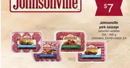 Loblaws JOHNSONVILLE PORK SAUSAGE, 250 – 500 G offer