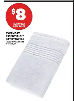 Loblaws EVERYDAY ESSENTIALS BATH TOWELS offer