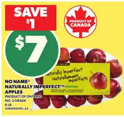 Loblaws NO NAME NATURALLY IMPERFECT APPLES, 6 LB offer