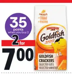 Metro GOLDFISH CRACKERS offer