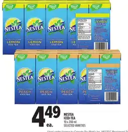 Metro NESTEA ICED TEA offer