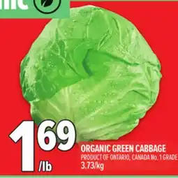 Metro ORGANIC GREEN CABBAGE offer