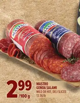 Metro MASTRO GENOA SALAMI offer