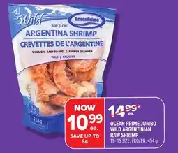 Metro OCEAN PRIME JUMBO WILD ARGENTINIAN RAW SHRIMP offer
