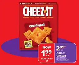 Metro CHEEZ-IT CRACKERS offer
