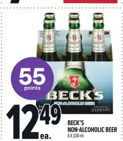 Metro BECK'S NON-ALCOHOLIC BEER offer