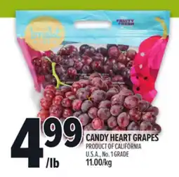 Metro CANDY HEART GRAPES offer
