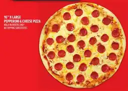 Metro 16 X-LARGE PEPPERONI & CHEESE PIZZA offer