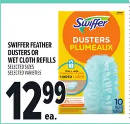 Metro SWIFFER FEATHER DUSTERS OR WET CLOTH REFILLS offer