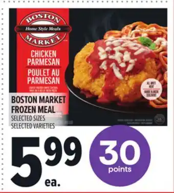 Metro BOSTON MARKET FROZEN MEAL offer