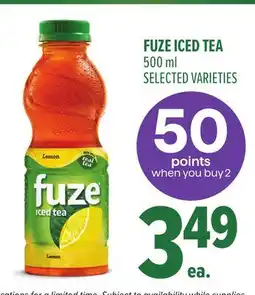 Metro FUZE ICED TEA offer