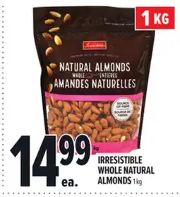 Metro IRRESISTIBLE WHOLE NATURAL ALMONDS offer