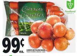Metro CARROTS OR YELLOW ONIONS offer