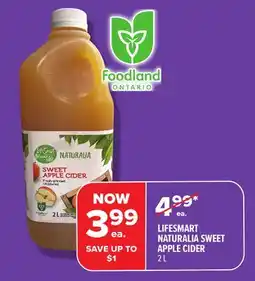 Metro LIFESMART NATURALIA SWEET APPLE CIDER offer