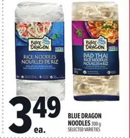 Metro BLUE DRAGON NOODLES offer