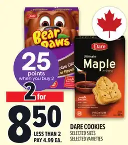 Metro DARE COOKIES offer
