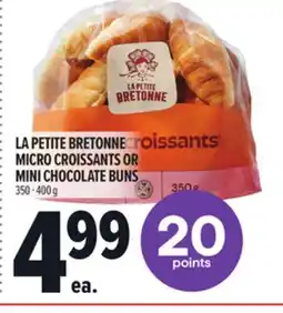 Metro LA PETITE BRETONNE MICRO CROISSANTS OR MINI CHOCOLATE BUNS offer