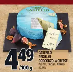 Metro CASTELLO REGULAR GORGONZOLA CHEESE offer