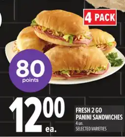 Metro FRESH 2 GO PANINI SANDWICHES offer