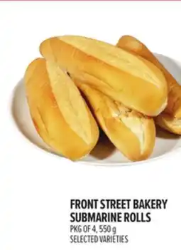 Metro FRONT STREET BAKERY SUBMARINE ROLLS offer