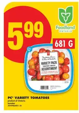 No Frills PC VARIETY TOMATOES, 681 G offer