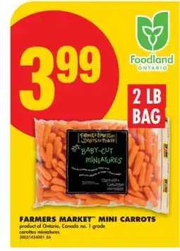 No Frills FARMERS MARKET MINI CARROTS, 2 LB BAG offer