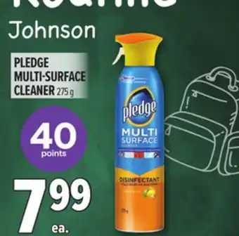 Metro PLEDGE MULTI-SURFACE CLEANER offer