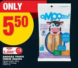 No Frills AMOOZA TWISTS CHEESE SNACKS, 228 g offer