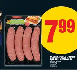 No Frills MARCANGELO JUMBO FROZEN SAUSAGES, 500/675 g offer