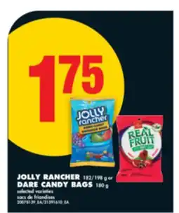 No Frills JOLLY RANCHER, 182/198 g or DARE CANDY BAGS, 180 g offer
