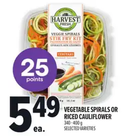 Metro VEGETABLE SPIRALS OR RICED CAULIFLOWER offer
