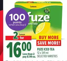 Metro FUZE ICED TEA offer