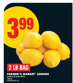 No Frills FARMER'S MARKET LEMONS, 2 LB BAG offer
