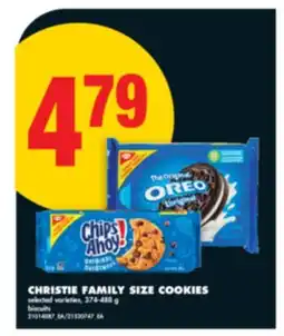 No Frills CHRISTIE FAMILY SIZE COOKIES, 374-488 g offer
