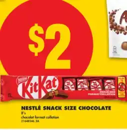 No Frills NESTLÉ SNACK SIZE CHOCOLATE, 8' s offer